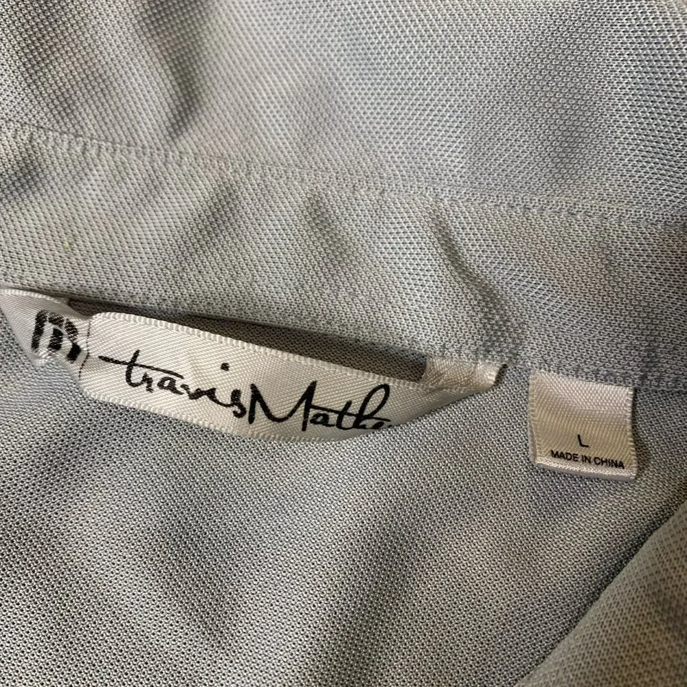 Travis Mathew Mens Large Striped Polo‎ Shirt